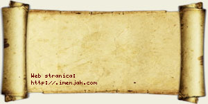 Hana Džodžo vizit kartica